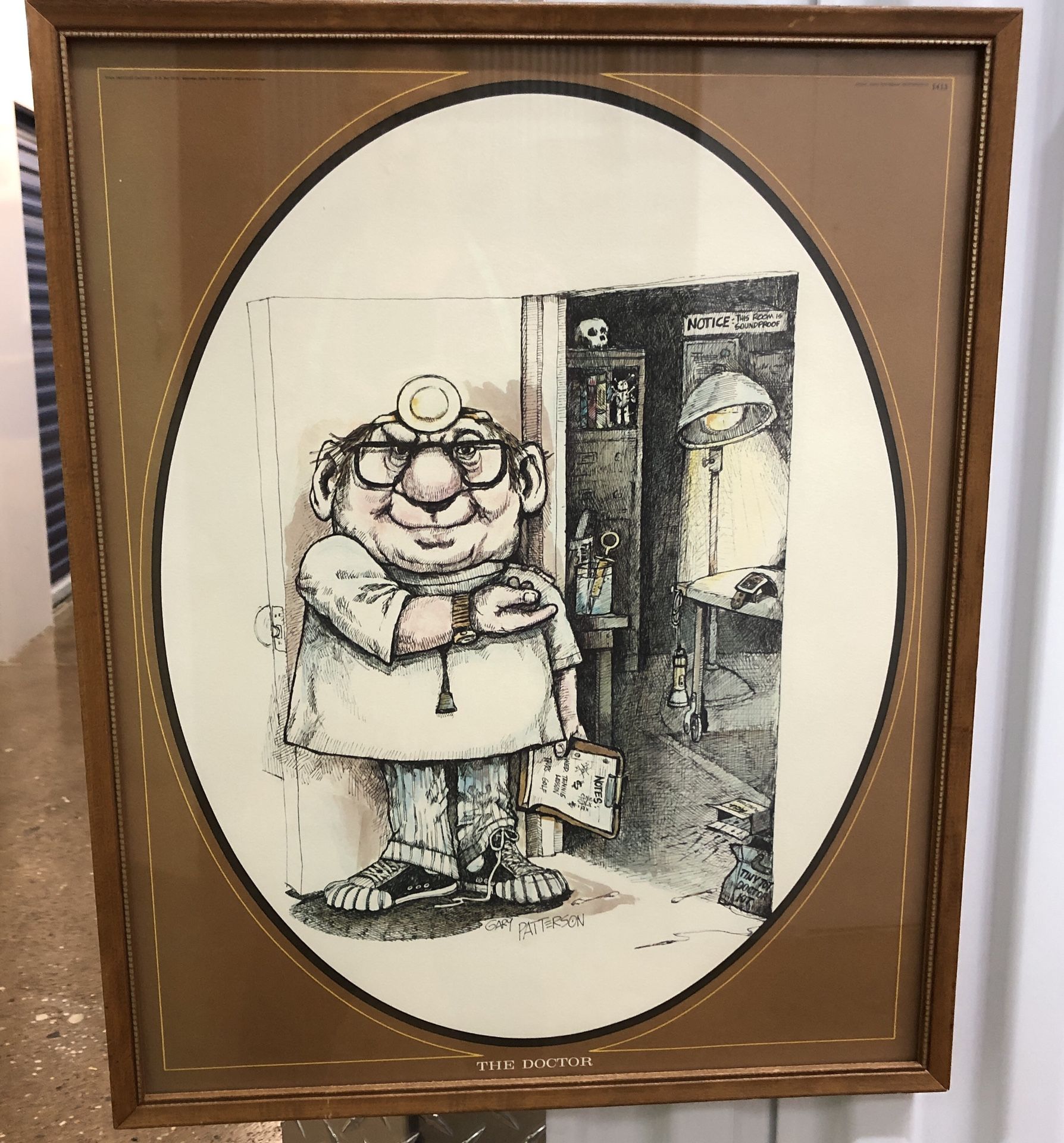 Gary Patterson’s ‘The Doctor’ Framed Print