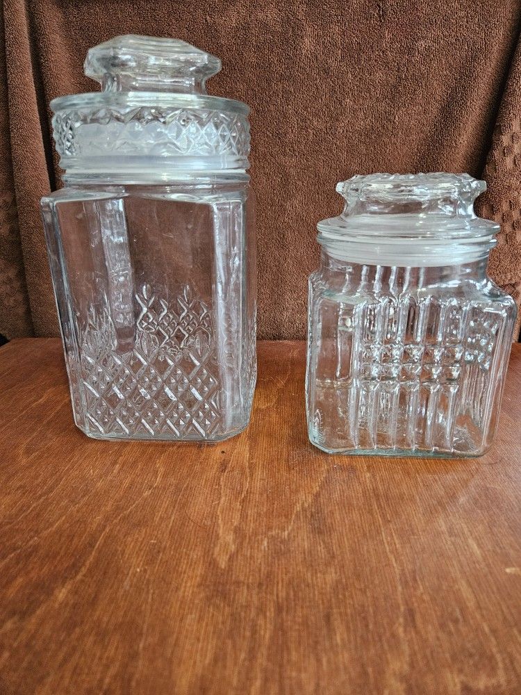 Vintage Koeze Glass Jars