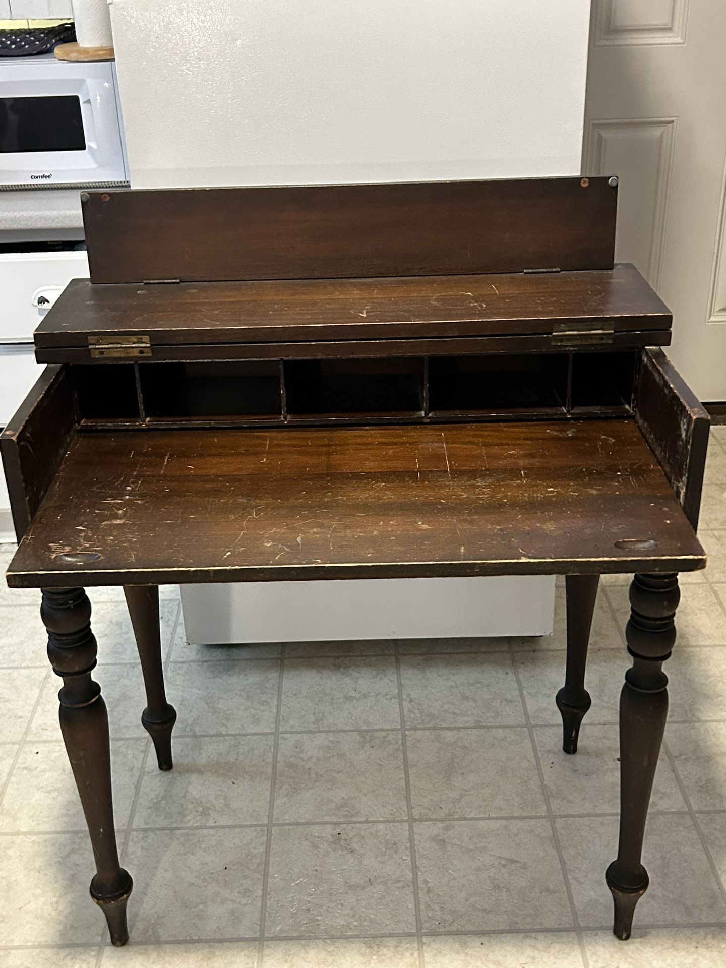 Charming Antique Petite Spinet Desk c. 1800’s