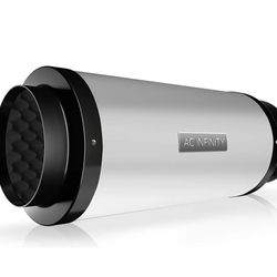 Duct Fan Silencer 4” Noise Reduction Muffler for Hydroponics Grow Tent Systems