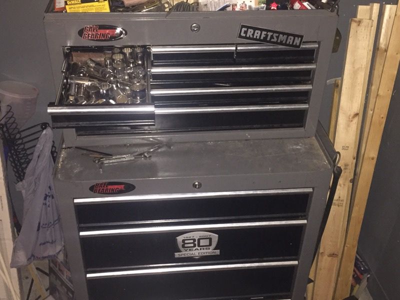 Craftsman 80th anniversary tool on sale box