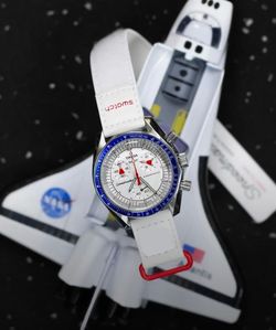 Swatch Moonwatch Omega Stainless Steel mod