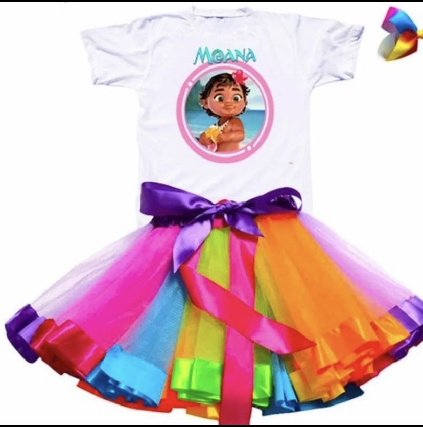 Moana Baby 3T Baby Outfit Tutu Set 