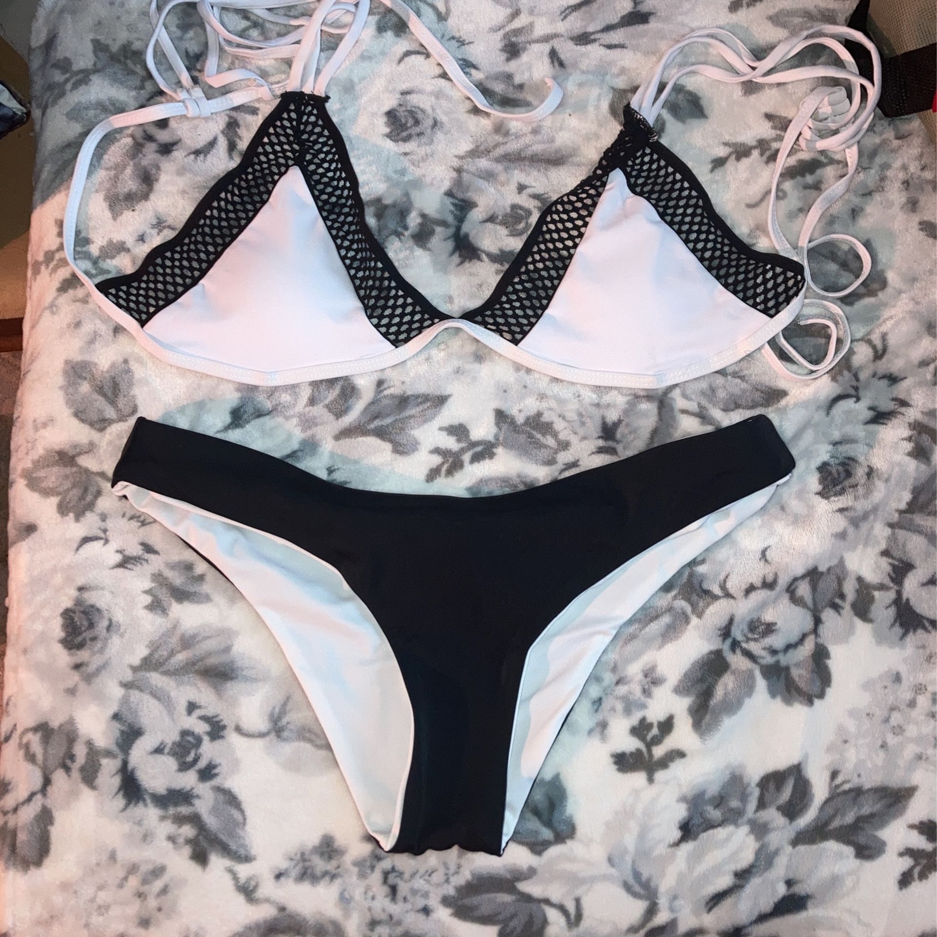 Black And White Bikini 