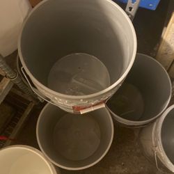  Used Clean Five Gallon Buckets 