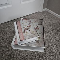 (2) Faux Book with Storage