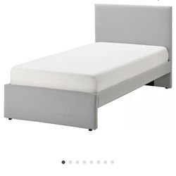Twin IKEA Bed + Memory Foam Mattress 