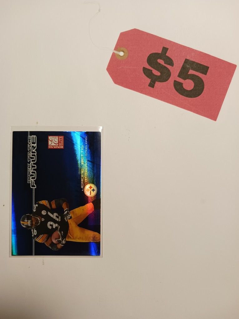 2005 Donruss Elite J.Bettis D.Statley Steelers - Back to the Future #BF-6 - 285/500