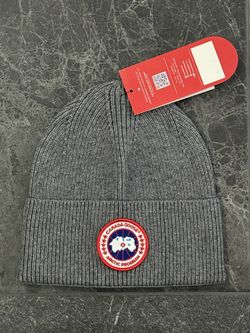 Grey Canada Goose Beanie