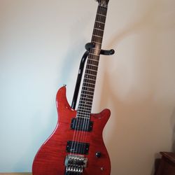 Washburn RS 10v...Cherry Flame Arch top In Xlnt condition 