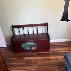 Child’s Trunk And Rocking Chair