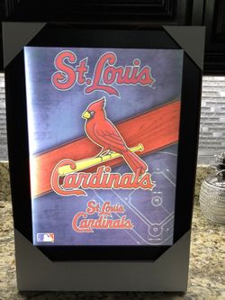 St. Louis Cardinals MLB 3D LED Collector Frame Sign