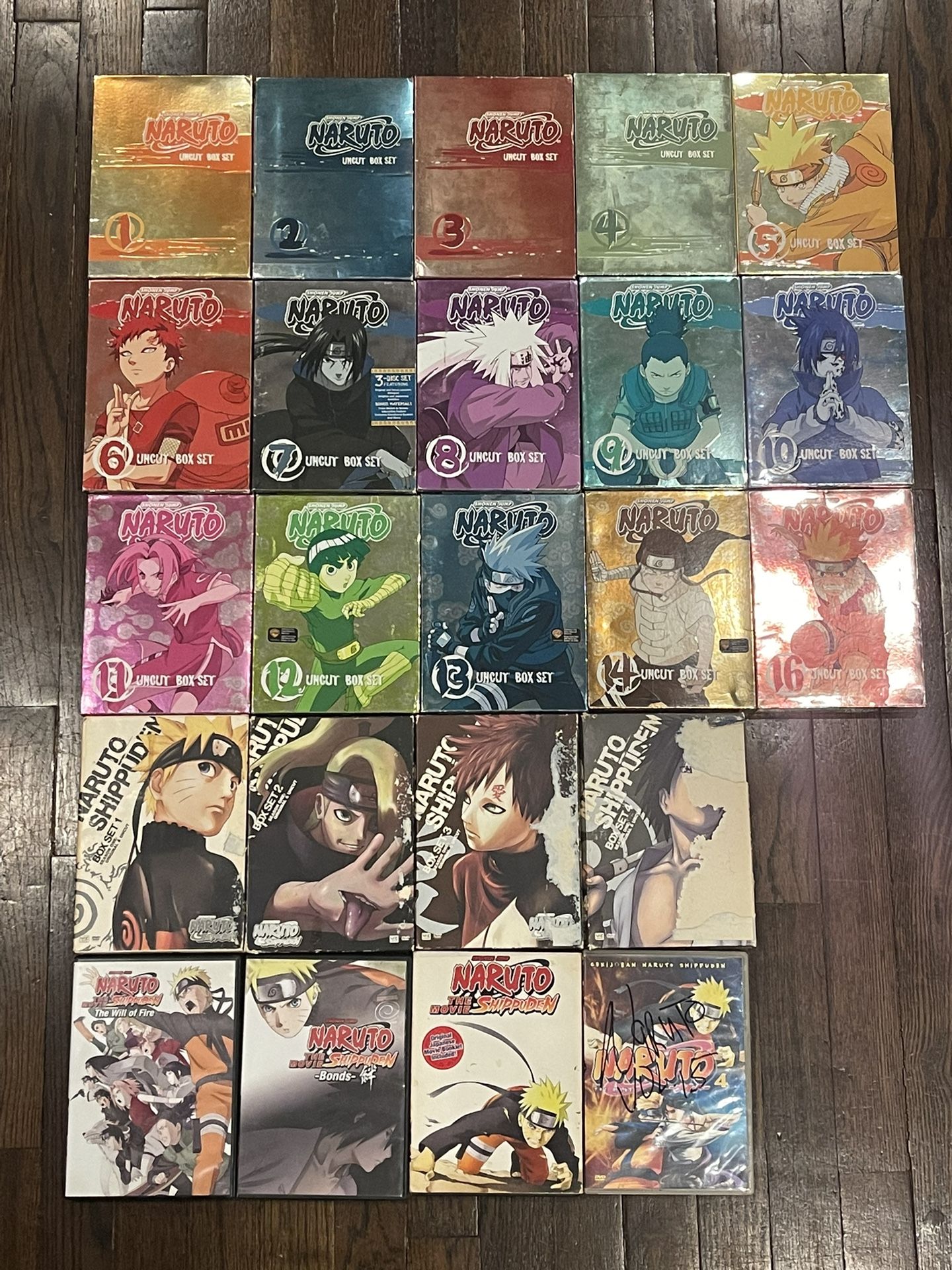 Anime Lot Manga DVD NARUTO DRAGONBALLZ KENICHI KYO YU YU HAKUSHO TENJHO HE-MAN (Post Nintendo Era)