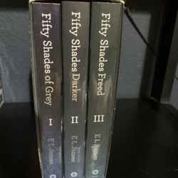 FIFTY 50 SHADES OF GREY BOOK TRILOGY SET 
