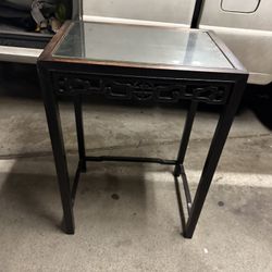 Glass Top Decor Table