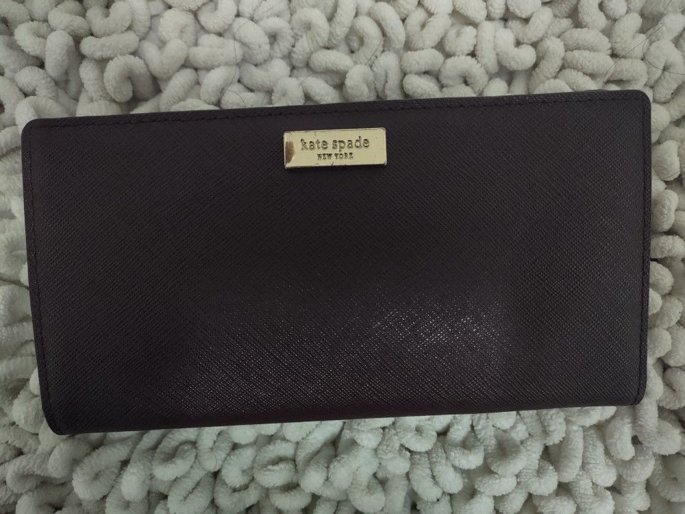 Kate Spade Burgundy Leather Wallet 