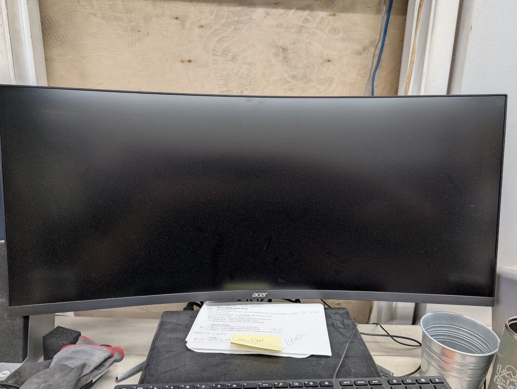 34" Acer Nitro Curved Gaming Monitor 1440p QHD