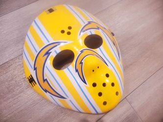 Custom Throwback L.A⚡️Chargers Jason Theme Mask 4 Tailgate-Mancave-Halloween & More