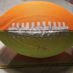 Hedstrom 16" Wowza Football Brightly Colored Green & Orange Mesh Cover