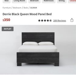 Queen Size Bed frame-Living Spaces 