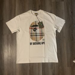 Bathing Ape With A Burberry Design