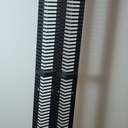 Vintage Atlantic Metal 100+ CD Storage Tower Rack 60” Black