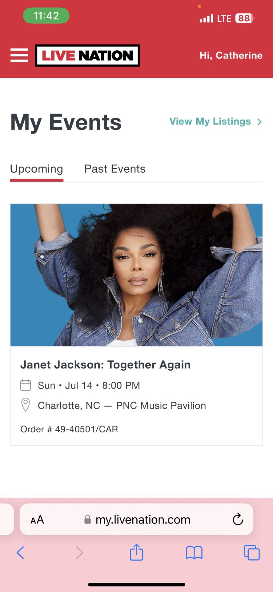 Janet Jackson Concert