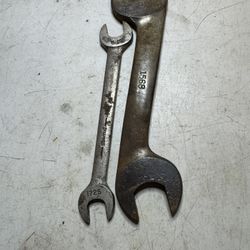 Billings And Spencer Open End Wrenches 