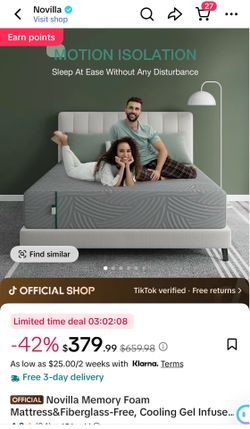 NEW MEMORY FOAM MATTRESS