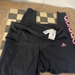 Brand New Adidas 1X Black Pink Leggings
