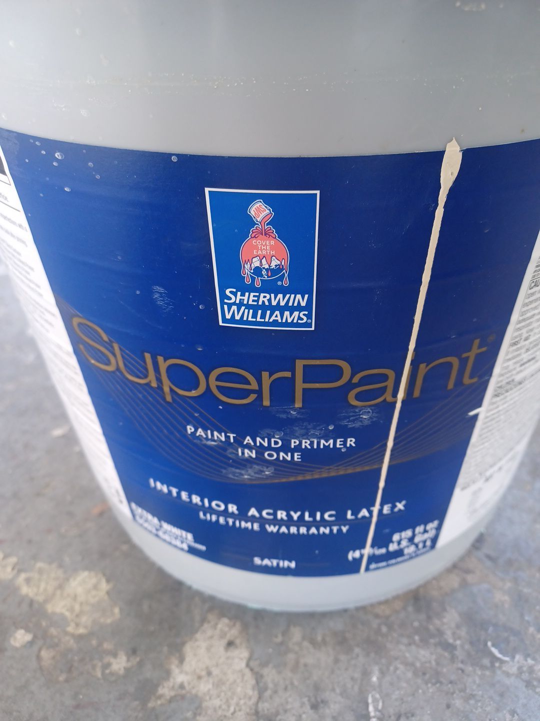 5 gallons Interior Satin Light Green Paint