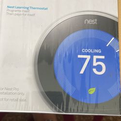 Google Nest Learning Thermostat - 3rd Generation - Smart Thermostat - Pro Version - Works With Alexa