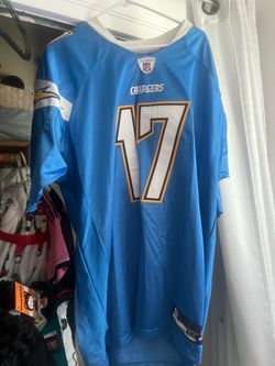 Reebok NFL San Diego Chargers Phillip Rivers Authentic Powder Blue Jersey (54)