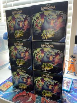 Disney lorcana attack of the vines throve box