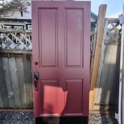 Wood Door 36x80 right Swing 