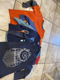 Lot of 7 long shirts size 4-5 Oshkosh, H&M, Nike PawPatrol