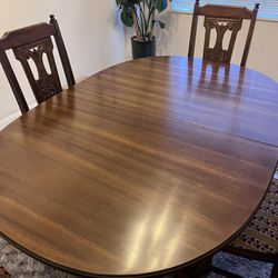 Dining Table, 6 Chairs 