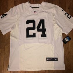 Marshawn Lynch Raiders Nike On-Field Jersey Size 48 NEW
