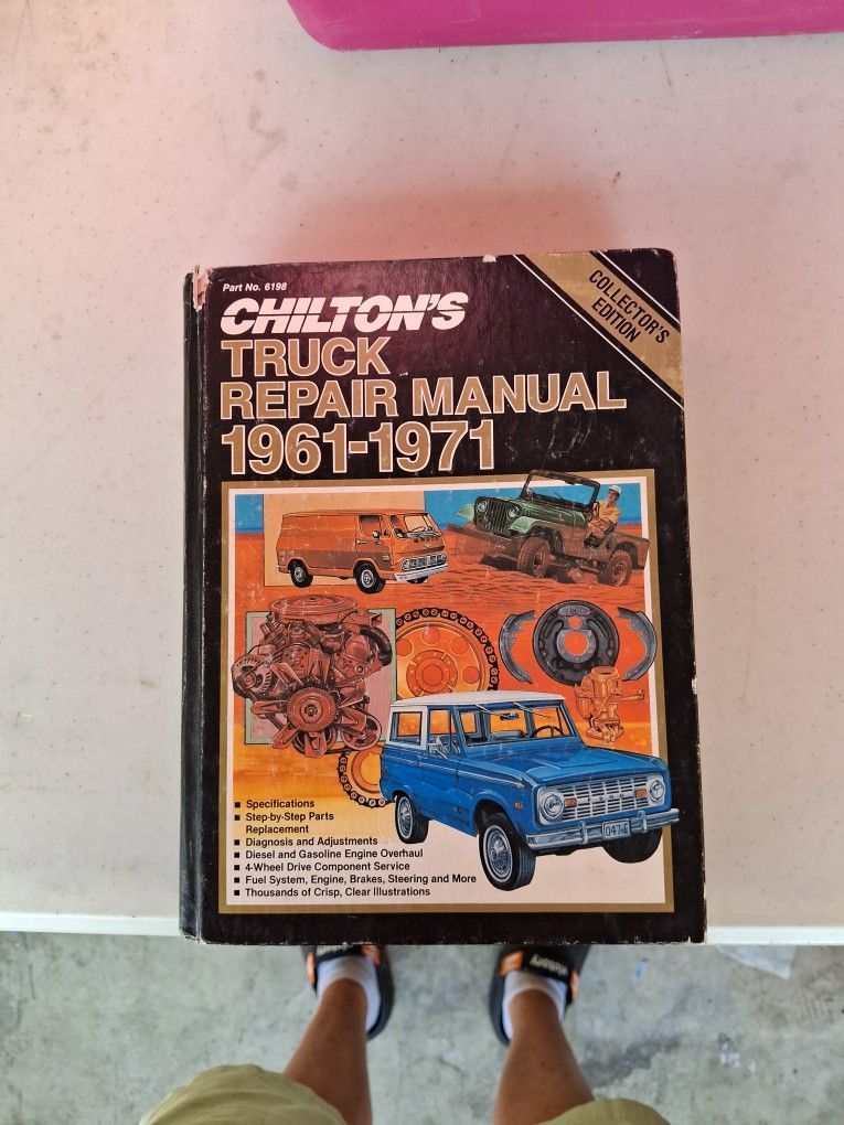 Book Chilton's Truck Repair 1961 To 1971