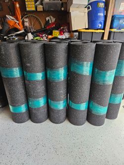 Gym mats 4x25 ft x 8mm price per roll. 8 left