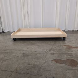 Little Colorado Natural Wood Rolling Storage Platform
