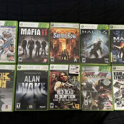 Xbox 360 Games Lot