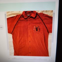 Spiderman Velour Shirt New