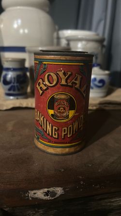 Antique Royal baking powder, 6oz metal tin