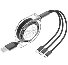 3-1 charger retractable
