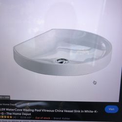 Kohler Water cove Wading Pool Sink NEW
