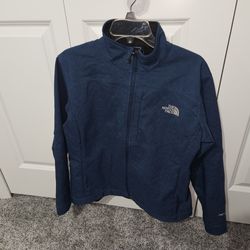 The north face jacket - womens size large (blue paisley print limited edition)