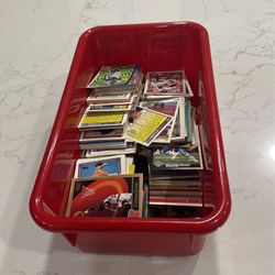 Box Of Miscellaneous Sports Cards Mainly Baseball And Basketball From 1900’s