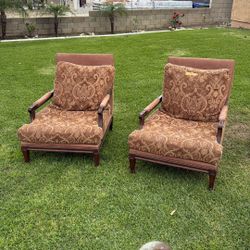 Paisley Arm Chairs 