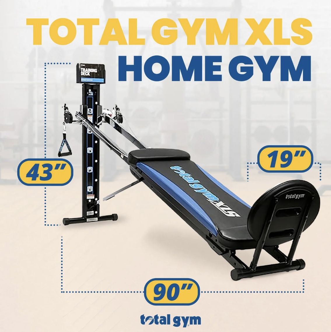 Total gym discount xls training deck